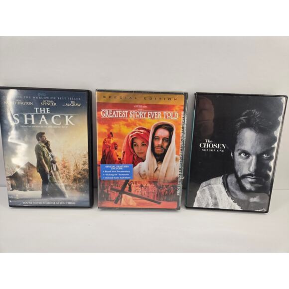 Easter Christian DVD Bundle: The Shack | The Chosen: Season 1 & More - Picture 1 of 3